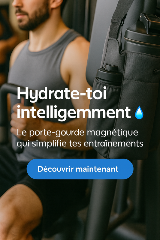 Porte-gourde magnétique multifonction – Idéal pour la salle de sport