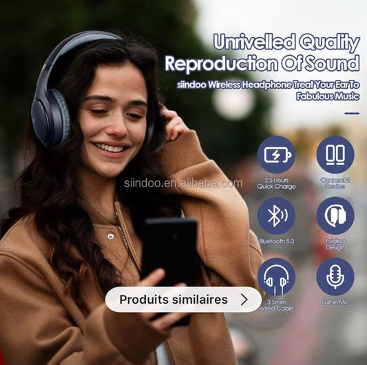 Casque Premium Vibe Factory™ – JH-919 ANC